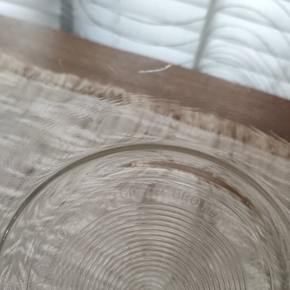 VTG PYREX Clear Bowls Colonial Mist White Flowers - Picture 10 of 10